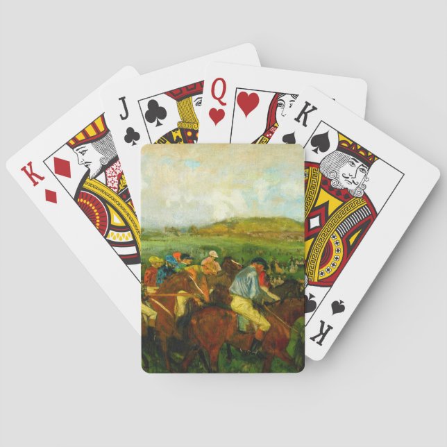 Jeu De Cartes Edgar Degas Équitation (dos)