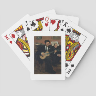 Jeu De Cartes Edgar Degas Portrait de Lorenzo Pagans