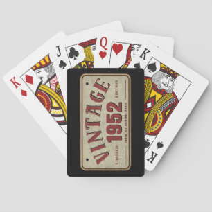 Jeu De Cartes Édition limitée vintage 1952, toutes pièces d'orig