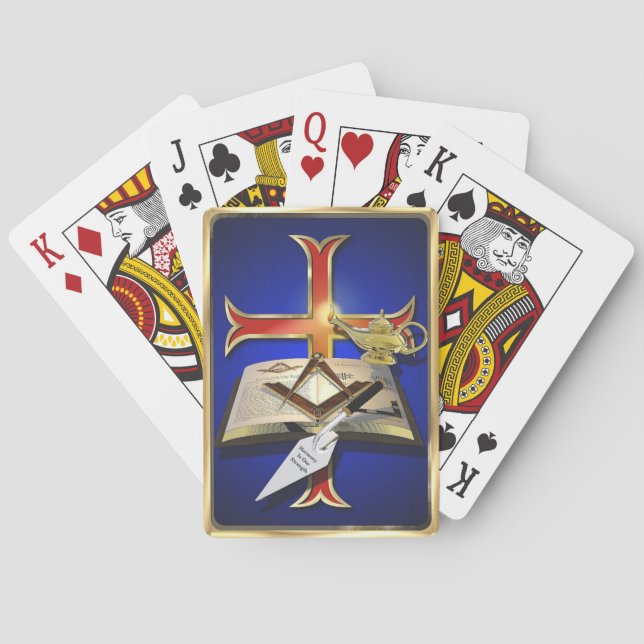 Jeu De Cartes Éducation maçonnique (dos)