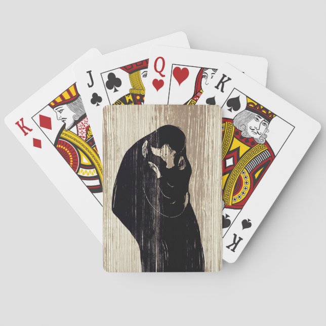 Jeu De Cartes Edvard Munch - Le Kiss IV (dos)