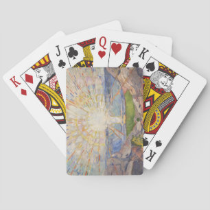 Jeu De Cartes Edvard Munch Peinture murale Le Soleil (Solen) (19