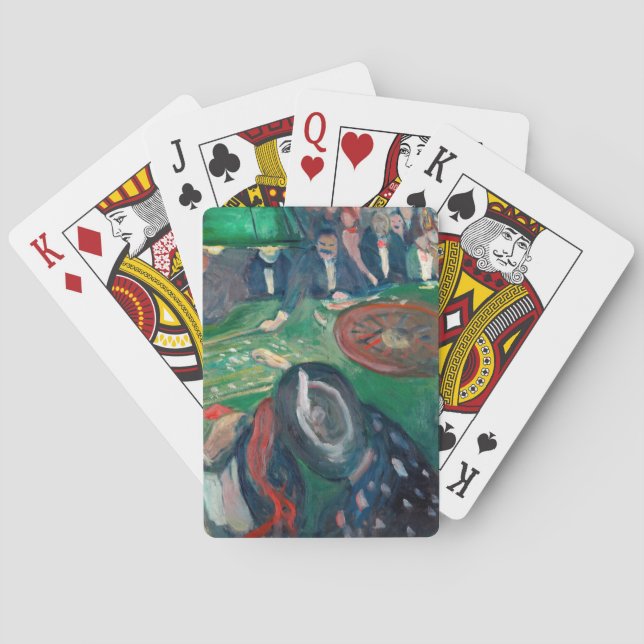 Jeu De Cartes Edvard Munch - Table de roulette à Monte Carlo (dos)