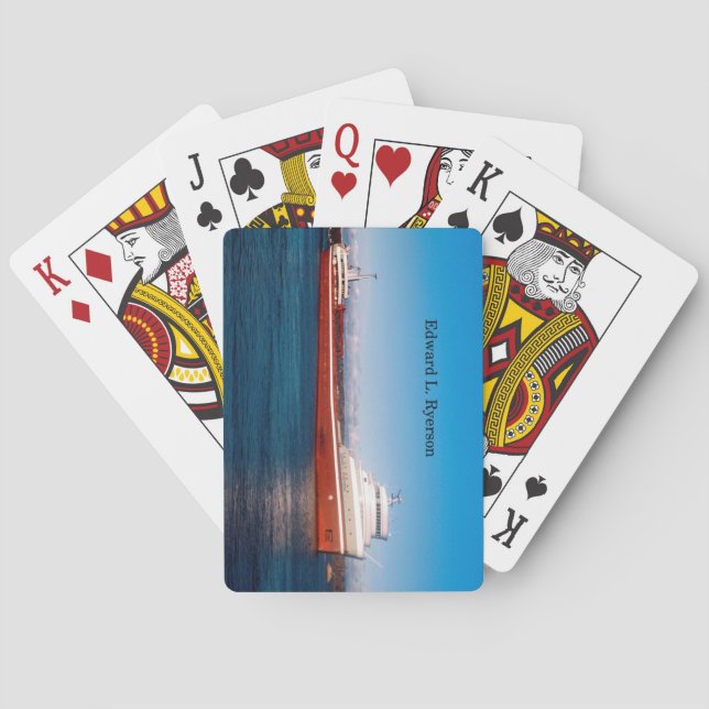 Jeu De Cartes Edward L. Ryerson jouant aux cartes (dos)