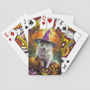 Jeu De Cartes Éffrayante-américaine Eskimo Halloween sorcière et