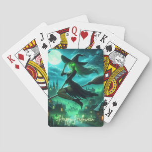 Jeu De Cartes Éffrayante verdure Halloween sorcière