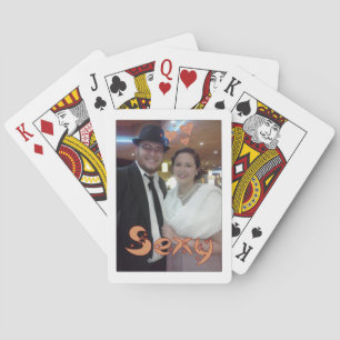 Jeu De Cartes Elégant et Artsy Cute Couple Design