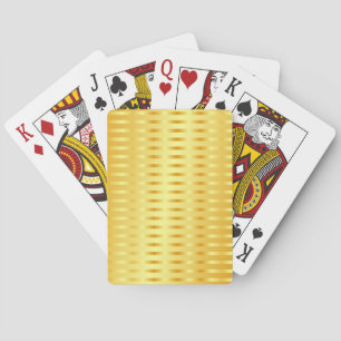 Jeu De Cartes Elégant Faux Or métal look Blank Modèle