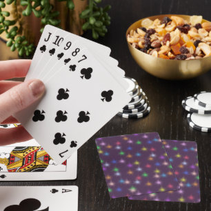 Jeu De Cartes Elégant moderne Rainbow dégradé coloré Star