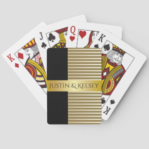 Jeu De Cartes Élégant nom personnalisé des couples