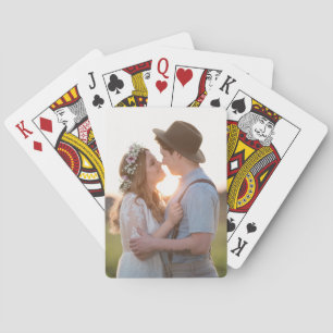 Jeu De Cartes Elégant Personnalisé Photo Cartes de Jouage