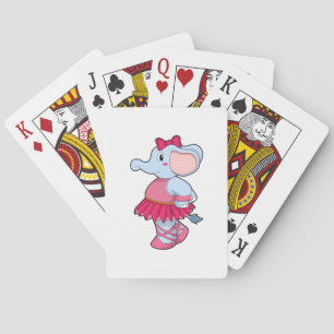 Jeu De Cartes Eléphant au Ballet avec jupe