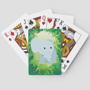 Jeu De Cartes Eléphant Bébé mignon