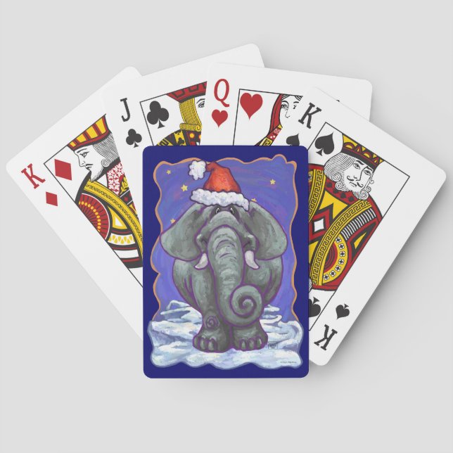 Jeu De Cartes Elephant Christmas (dos)