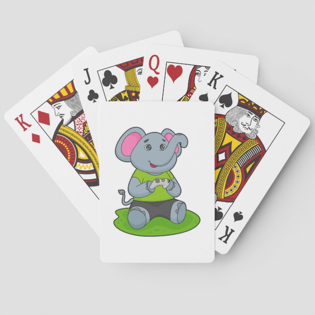 Jeu De Cartes Eléphant en Gamer (dos)