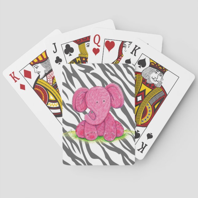 Jeu De Cartes Eléphant rose (dos)