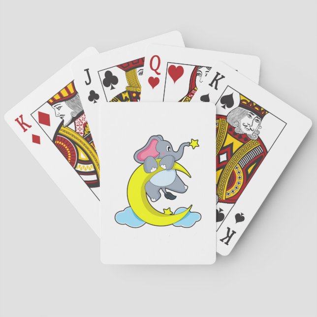 Jeu De Cartes Eléphant sur les nuages (dos)