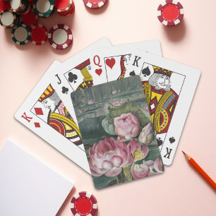 Jeu De Cartes Ellis Rowan Sacré Lotus Eau Lily Fleur Vintage