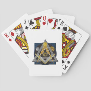 Jeu De Cartes Emblème de la franc-maçonnerie