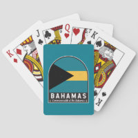 Emblème du drapeau des Bahamas Vintage