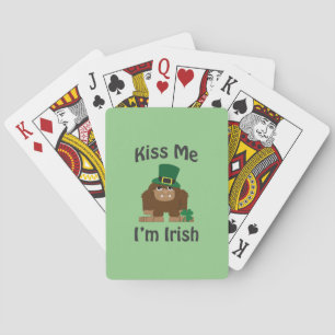 Jeu De Cartes Embrasse-moi Je suis Irlandais bigfoot