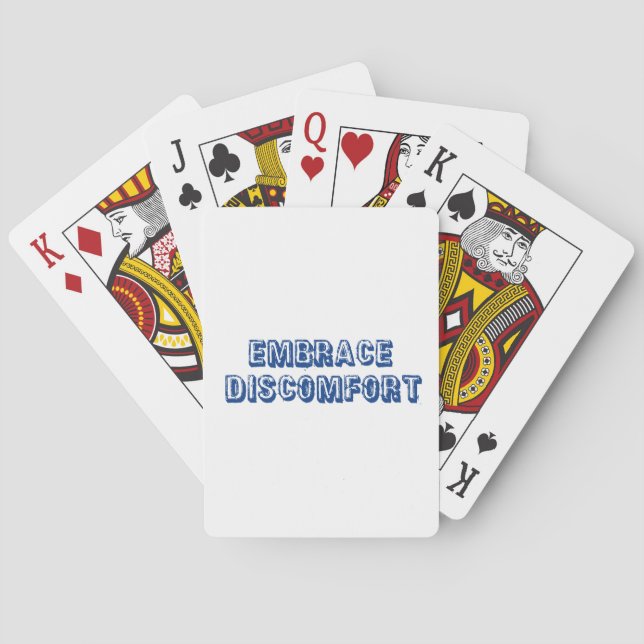 Jeu De Cartes Embrasser l'inconfort (dos)