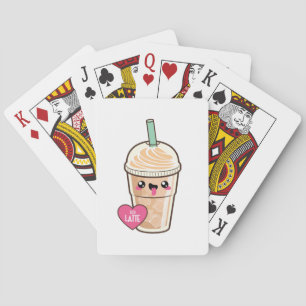 Jeu De Cartes Emoji a glacé Latte