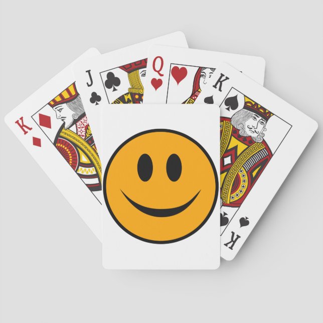 Jeu De Cartes Emoji du visage souriant (dos)