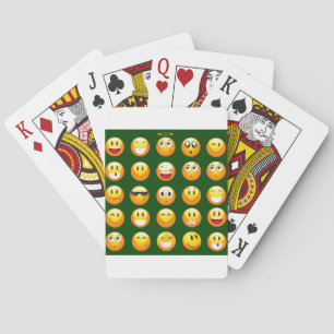Jeu De Cartes émoticône vert foncé