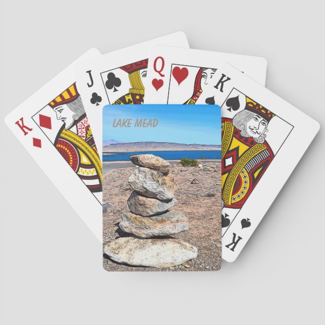 Jeu De Cartes Empilage de roche (dos)