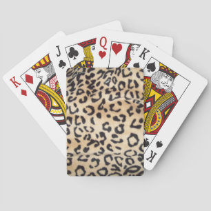 Jeu De Cartes Empreinte de léopard Classic Playing Cartes