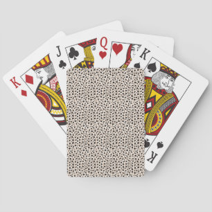 Jeu De Cartes Empreinte de léopard Safari Jouer des cartes