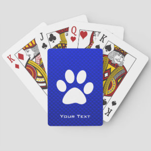 Jeu De Cartes Empreinte de patte bleu