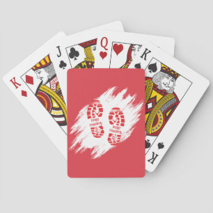 Jeu De Cartes Empreinte père Noël