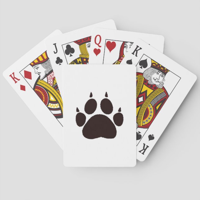 Jeu De Cartes Empreintes de pattes de chats (dos)