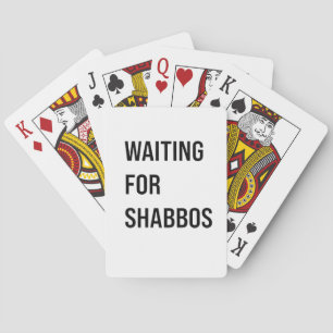 Jeu De Cartes En attendant le Shabbos Hanoukka Jewish Funny