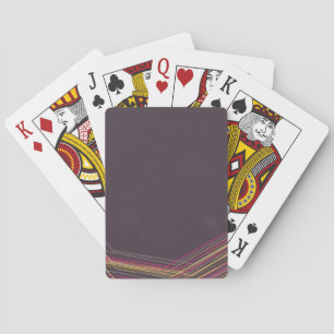 Jeu De Cartes en noir 0900 art abstrait