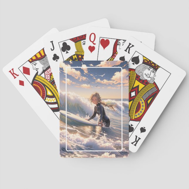 Jeu De Cartes En route pour attraper une vague (dos)