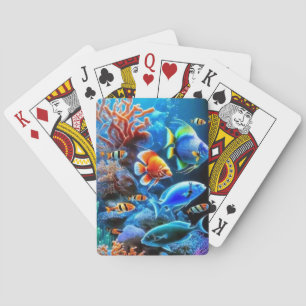 Jeu De Cartes Enchanter la Vie marine sous-marine