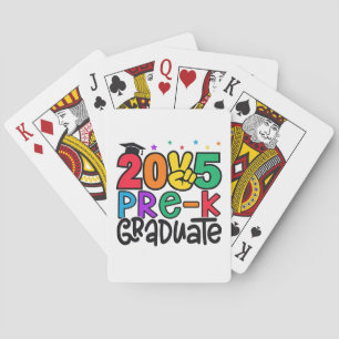Jeu De Cartes Enfants pré-K Grad 2025 Préscolaire Graduation
