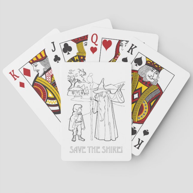 Jeu De Cartes Enregistrer le Shire(TM) (dos)