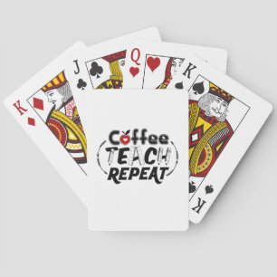 Jeu De Cartes Enseignant Art Café Teach Répétition
