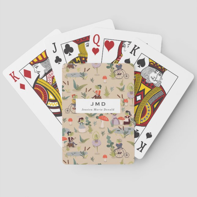 Jeu De Cartes Ensemble dans la terre de grenouille (dos)