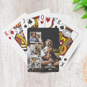 Jeu De Cartes Ensemble de cartes de poker noir avec nom de famil