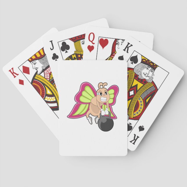 Jeu De Cartes Entraînement de résistance aux papillons (dos)