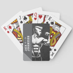 Jeu De Cartes Entraîneur de fitness moderne Bodybuilding Instruc