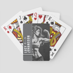 Jeu De Cartes Entraîneur de fitness moderne Bodybuilding Instruc