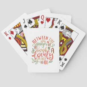 Jeu De Cartes Entre Les Pages Des Idées De Livres
