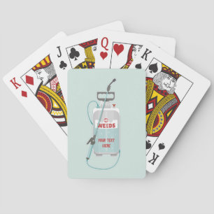 Jeu De Cartes Entretien du jardin de pulvérisation de mauvaises