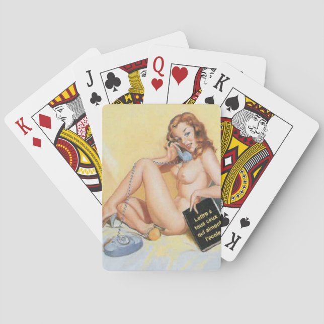 Jeu De Cartes Épingle Bien, Bonjour (dos)